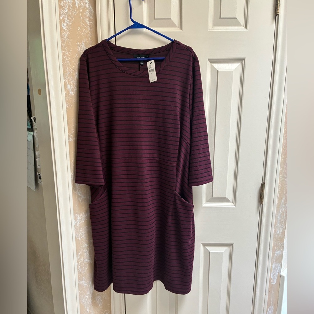 NWT Women’s Maroon Dress!! NEVER WORN ONLY TRIED ON